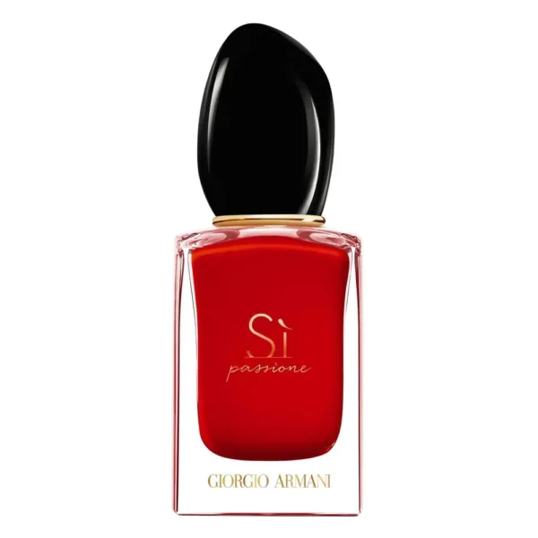 زجاجة عطر Armani Passione باللون الأحمر الجريء