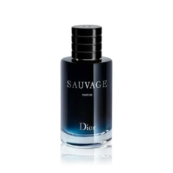 زجاجة عطر Dior Sauvage الرجالي باللون الأزرق الغامق