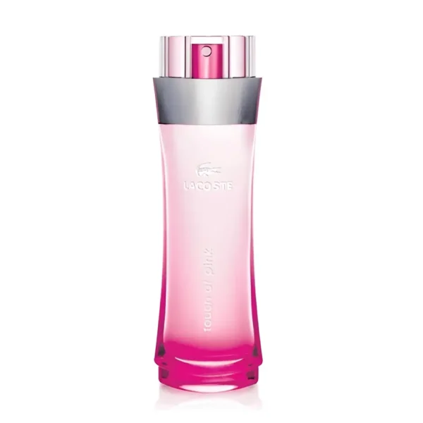 زجاجة عطر Lacoste Touch of Pink بلون وردي جذاب