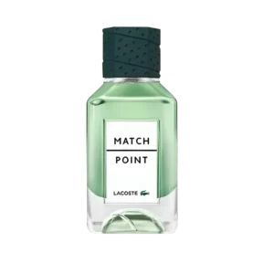 زجاجة عطر Lacoste Match Point بلون أخضر شفاف وأنيق