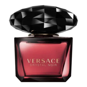 زجاجة عطر Versace Crystal Noir النسائي باللون الأسود الشفاف