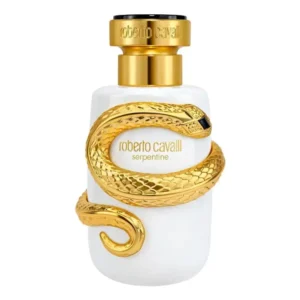 زجاجة عطر Serpentine 2025 Roberto Cavalli مع ثعبان ذهبي