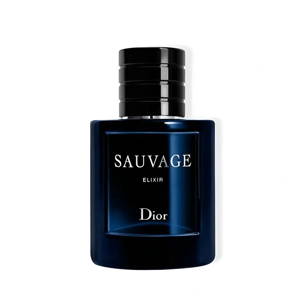 زجاجة عطر Sauvage Elixir Dior باللون الأسود الداكن